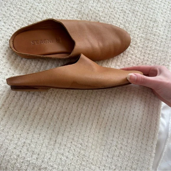 St Agni leather flats sz 36 - Picture 3 of 7